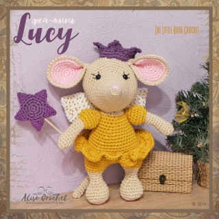 Мышка-фея Люси Lucy the cute fairy princess mouse TheLittleHookCrochet