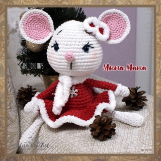 мышка маша вязная крючком юлия матюшина crochet mouse masha